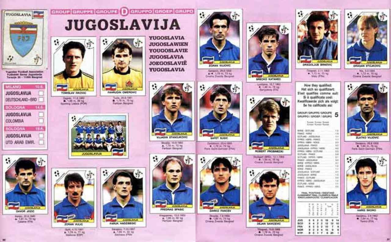 nazionale calcio yugoslavia